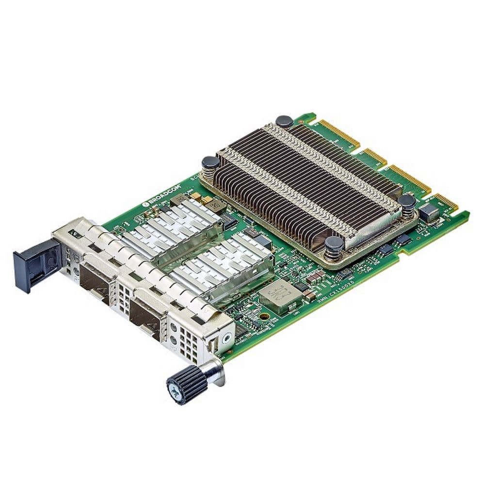 Сетевой адаптер Broadcom N225P (BCM957414N4140C) 2x25GbE (25/10GbE), PCIe 3.0 x8, SFP28, BCM57414, OCP 3.0, Ethernet Adapter