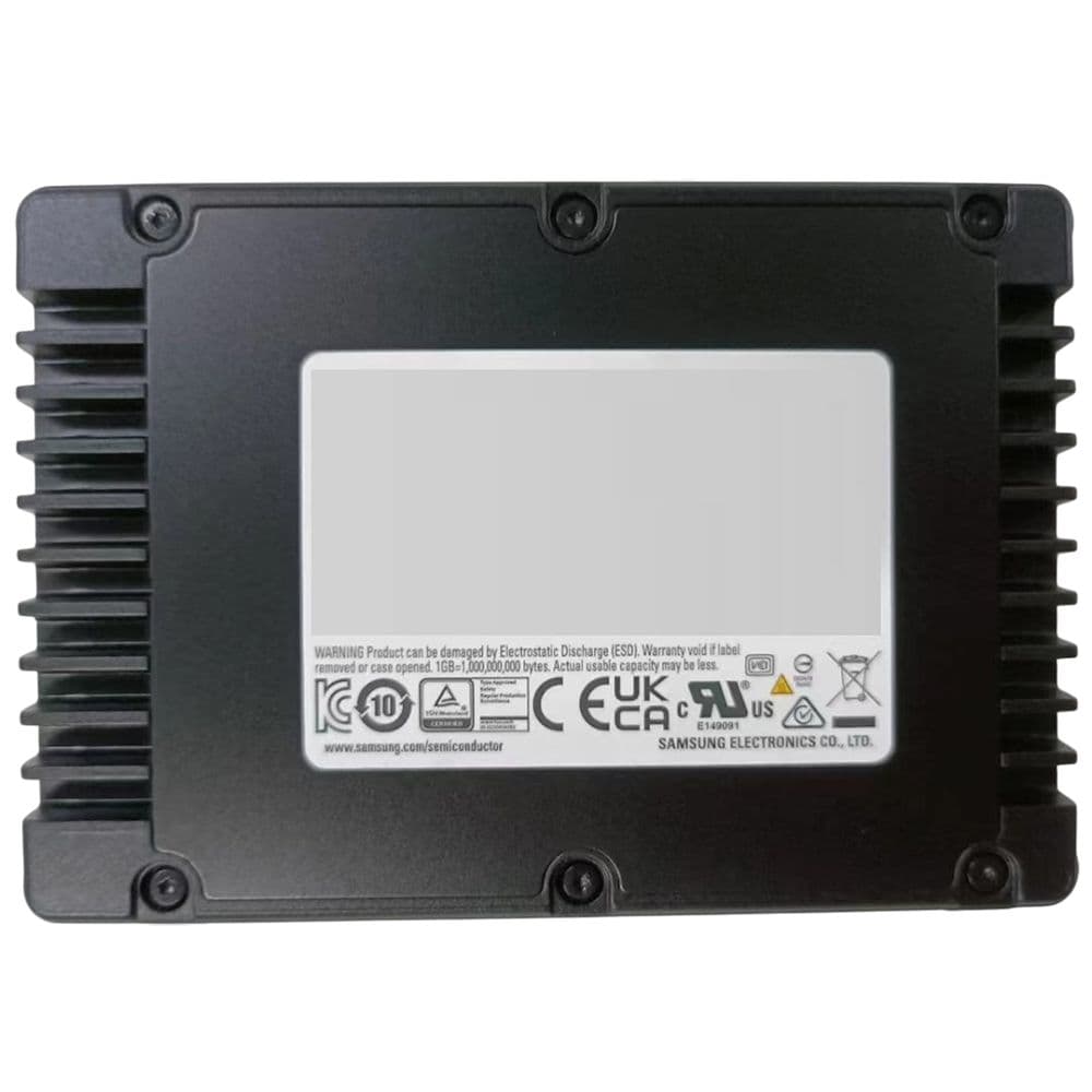Твердотельный накопитель SSD Samsung MZWL615THBLF-00AW7 2.5 U.2, 15TB, Samsung Enterprise SSD PM9D3a, 12000/6000 MB/s, 350k IOPS, NVME Gen 5, 1DWPD (5Y)