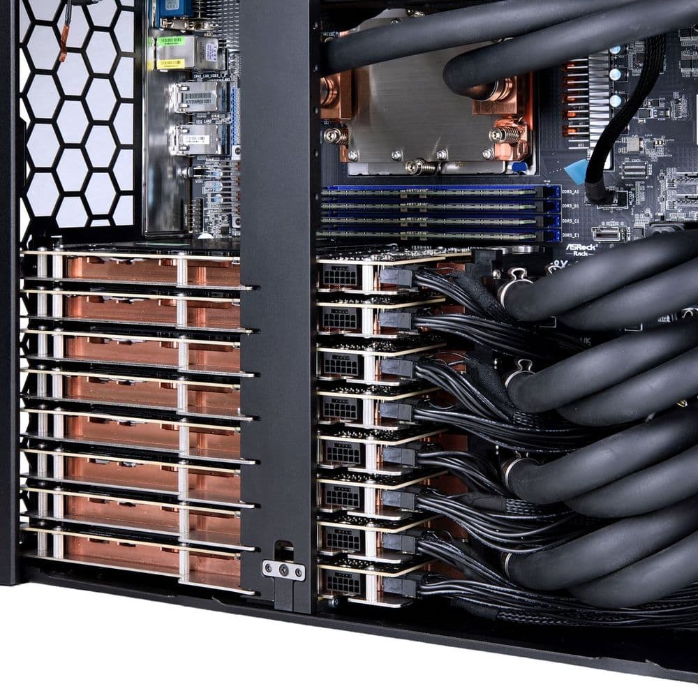Сервер Crusader Squire 4135R (4U, 1xPRO 7955WX, 4x32GB DDR5 RDIMM ECC, 2x1TB M.2 NVME, 4xRTX 5090 32G, 4x1600W, AIo, WB2)