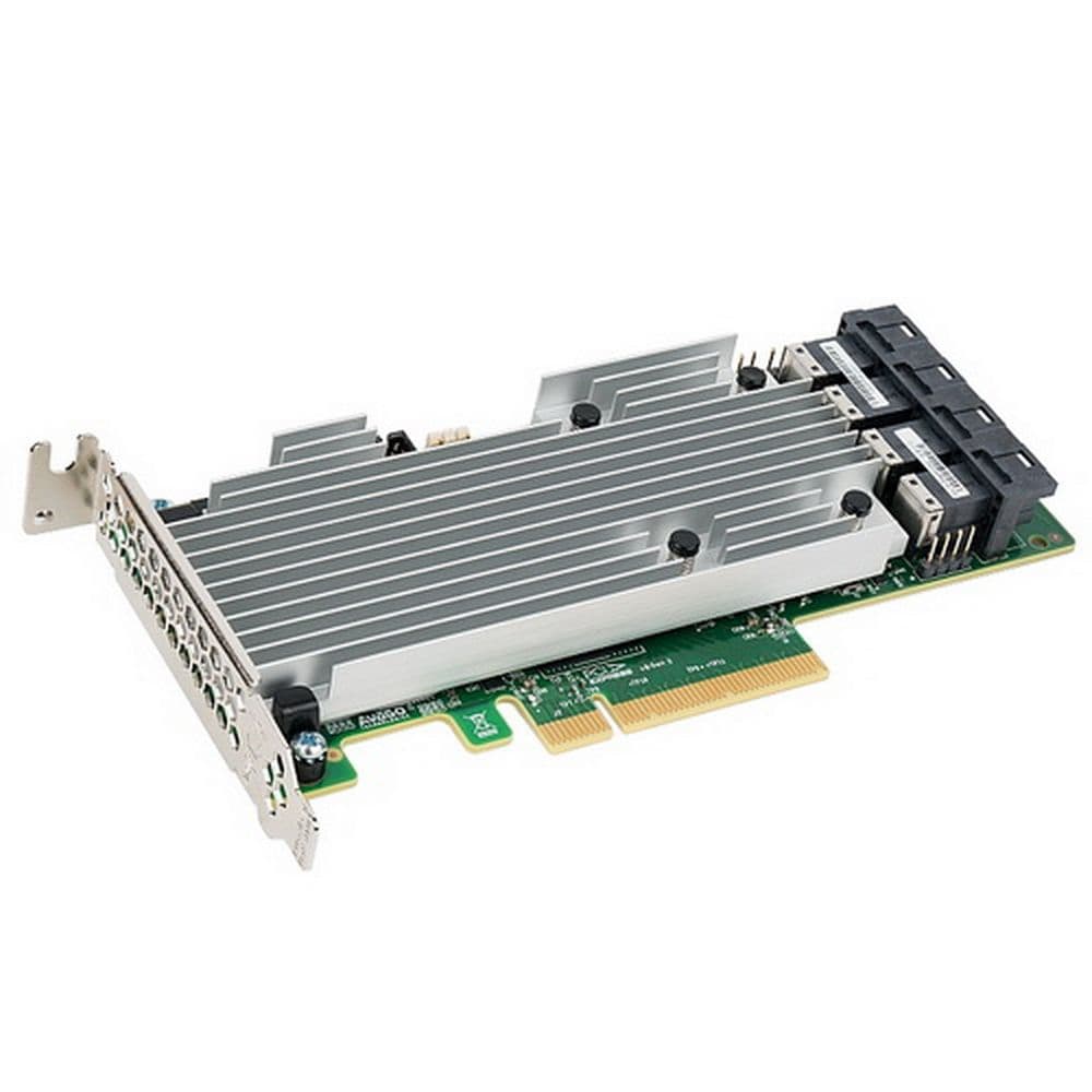 RAID-контроллер Broadcom 9361-16i SGL (05-25708-00 / 03-25708-00009 / 03-25708-34004 / 03-25708-34005 ) PCIe 3.0 x8 LP, SAS/SATA 12G, RAID 0,1,5,6,10,50,60, 16port(4*int SFF8643), Cache 2GB, 3316ROC, RTL