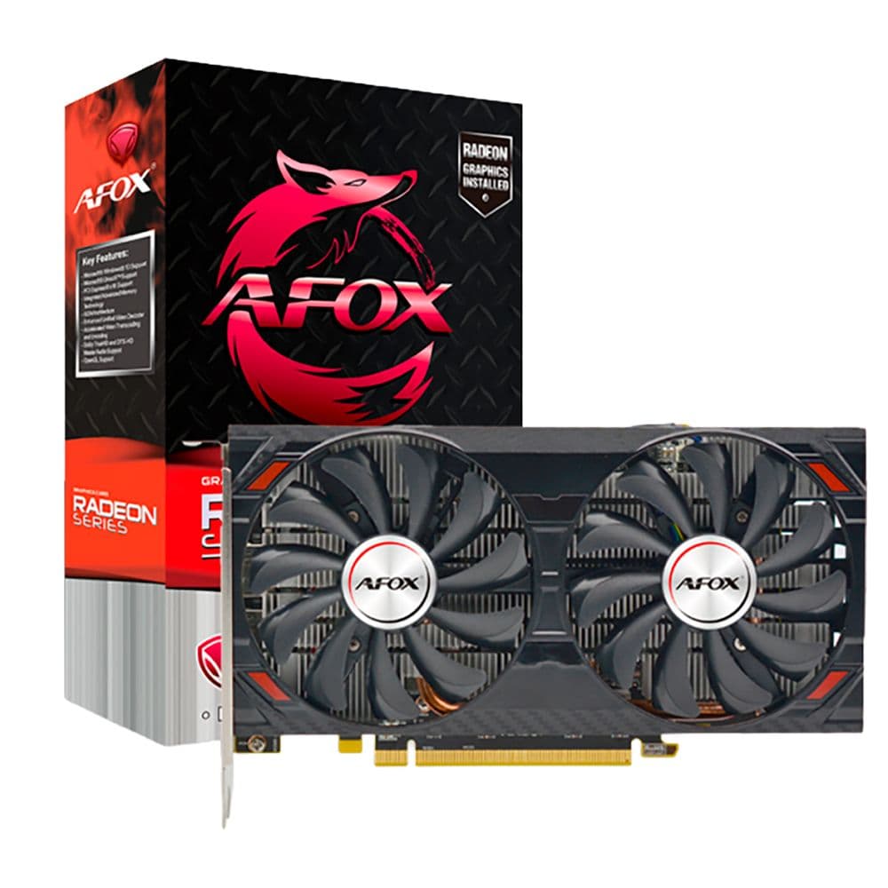 Видеокарта Afox RX5500 8GB GDDR6 128bit 2xDP HDMI 2FAN RTL