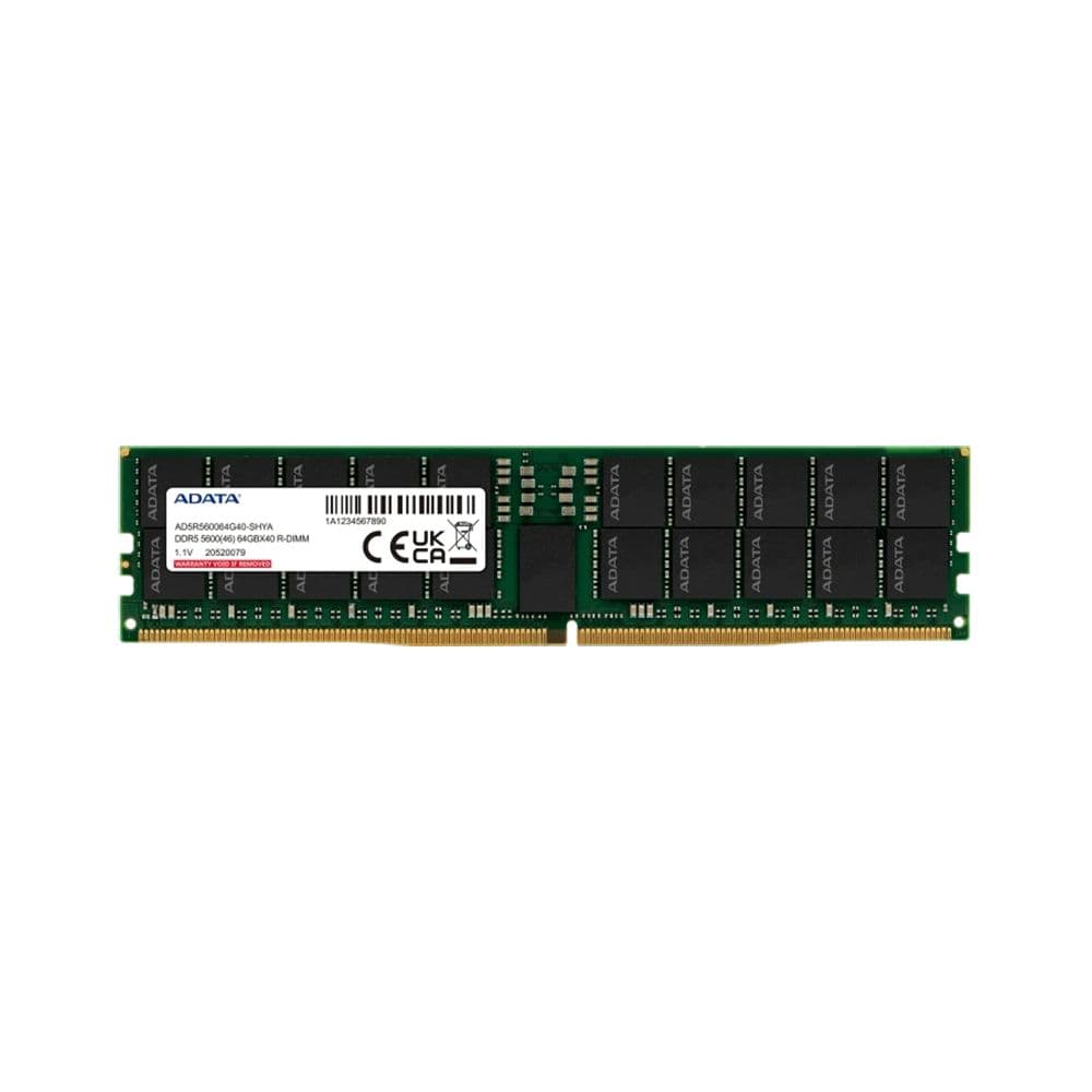 Модуль памяти ADATA 64GB DDR5 5600 RDIMM Server AD5R560064G40-SHYA