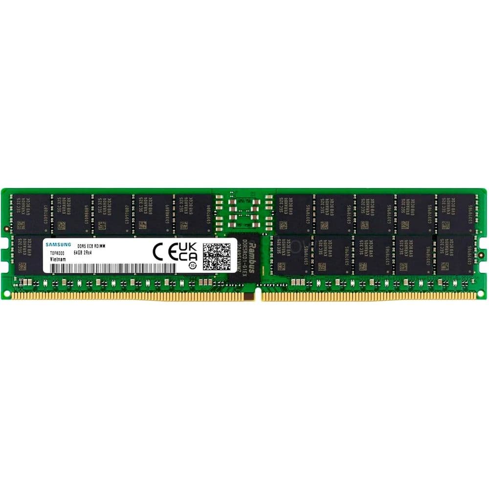 Модуль памяти Samsung 64GB DDR5 M321R8GA0EB2-CCP 6400MHz DIMM 2Rx4 Registred ECC PULL