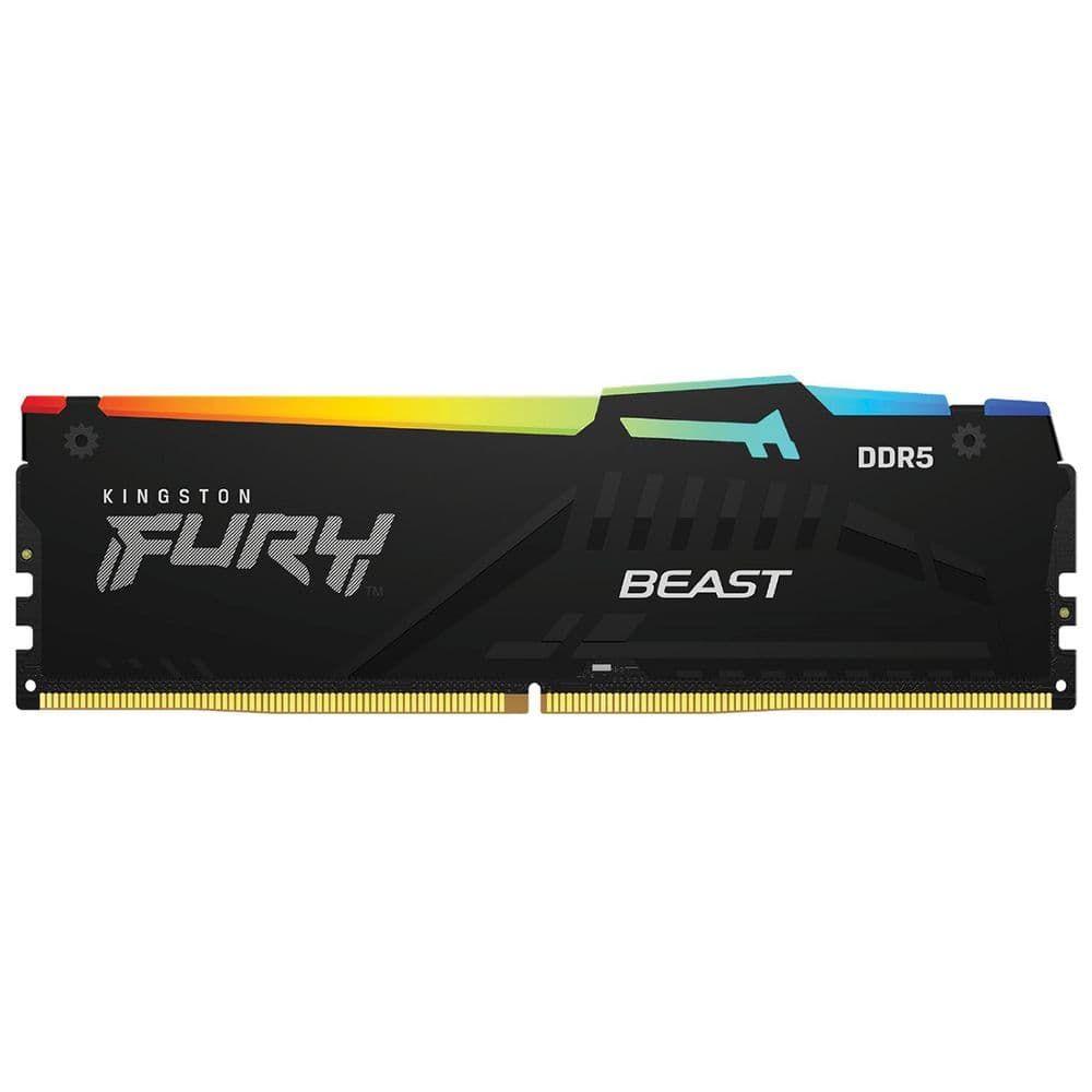 Модуль памяти Kingston 32GB DDR5 5200 DIMM FURY Beast Black RGB KF552C40BB2A-32