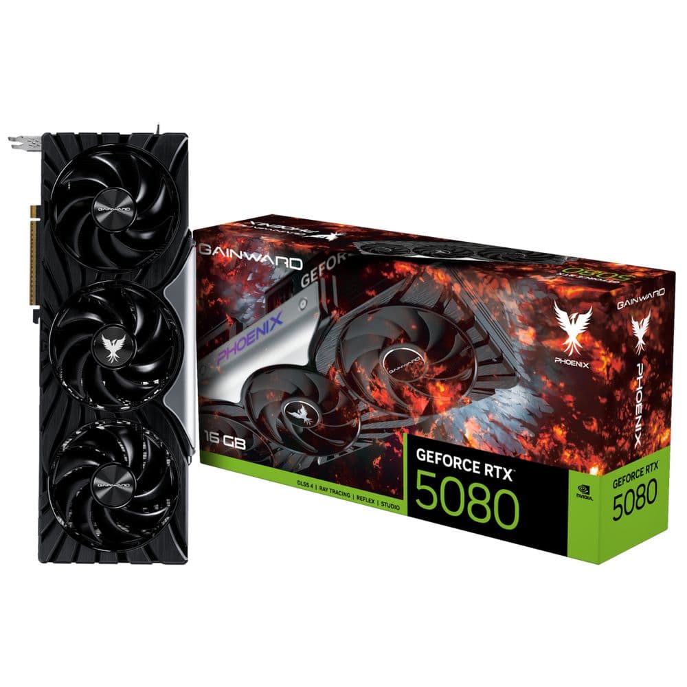 Видеокарта Gainward RTX5080 PHOENIX 16GB GDDR7 256bit 3xDP HDMI 3FAN RTL