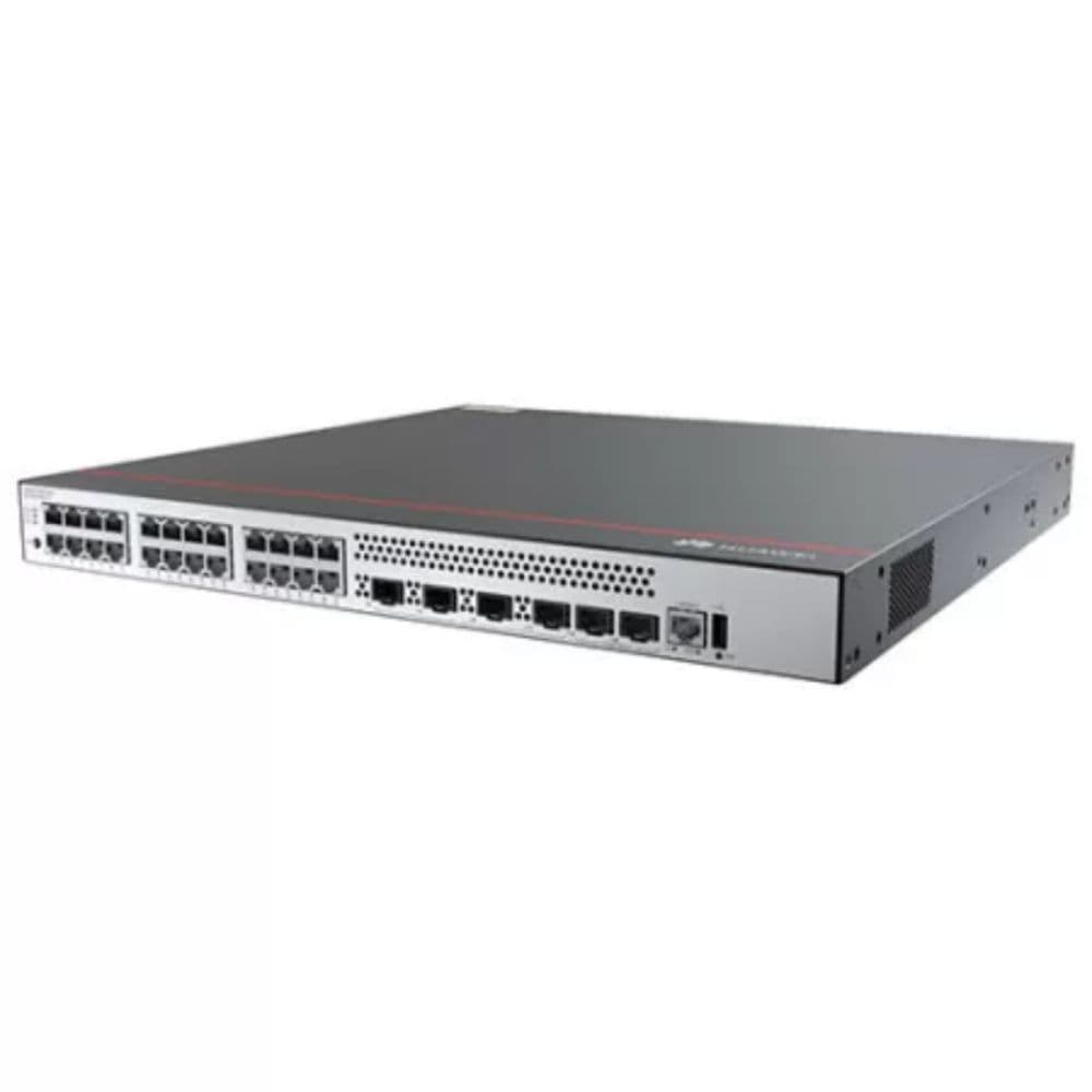 Коммутатор Huawei S5735-S24T4XE-V2 (24*10/100/1000BASE-T ports, 4*10GE SFP+ ports, 2*12GE stack ports, 3x600W AC Power Module, L-MLIC-S57S, MOUTEARB01, EETSI1U01)