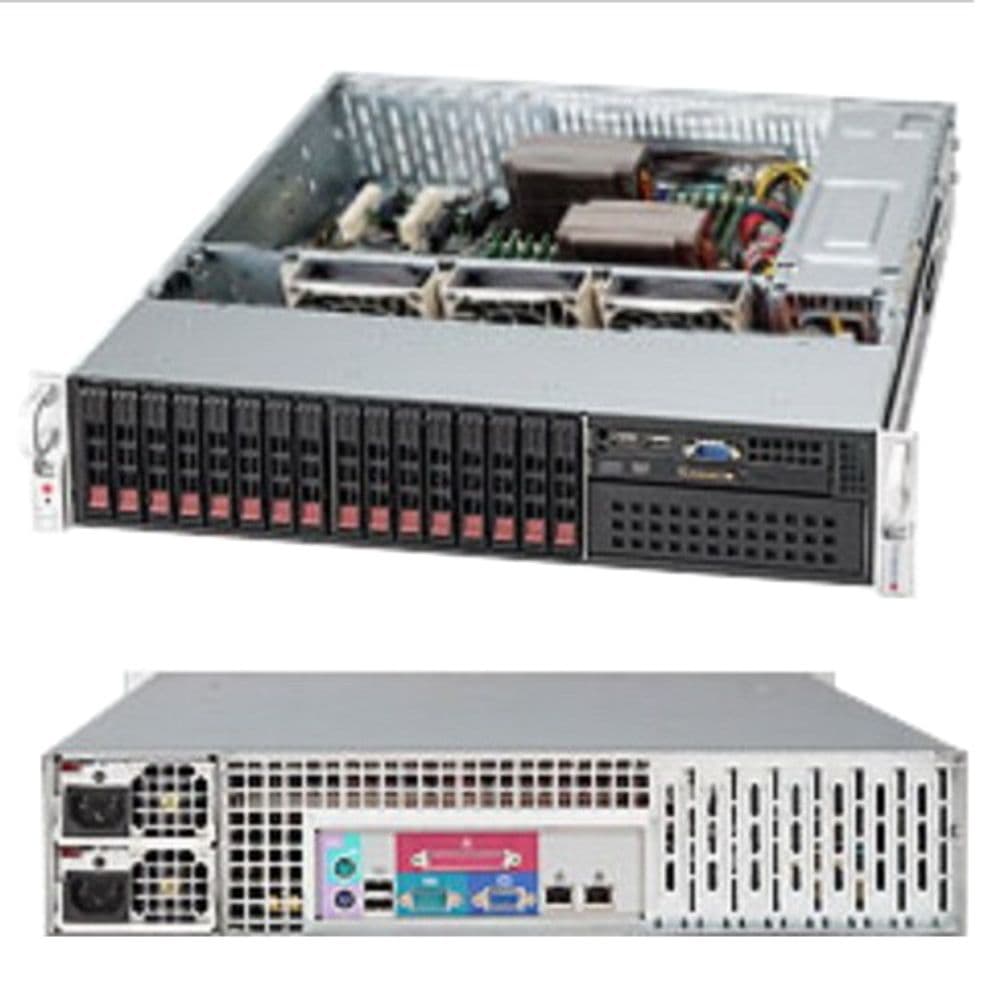 Корпус SuperMicro CSE-213A-R900LPB BLACK 2U SC213 LP W/ REDUNDANT 900W