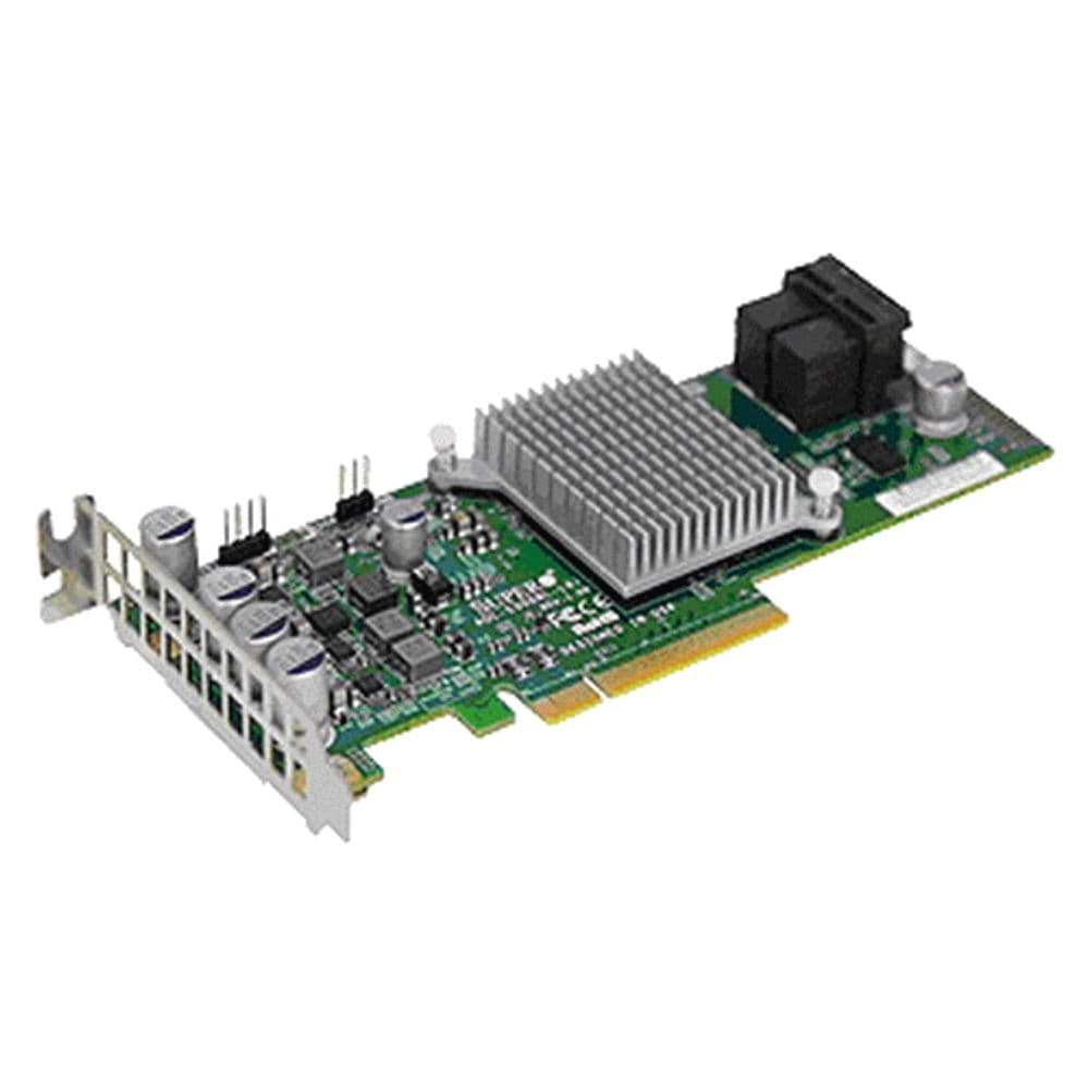 Контроллер SuperMicro AOC-S3008L-L8E Broadcom 3008 SAS controller, 8-port (internal), 12Gb/s per port, Automatically negotiates PCI-E (1.x, 2.x and 3.x) link