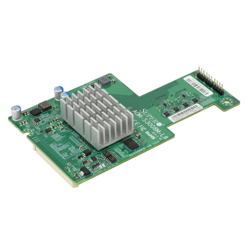 Аксессуары SuperMicro AOM-S3008M-L8-O Low Profile 12Gb/s Eight-Port SAS Mezzanine Card