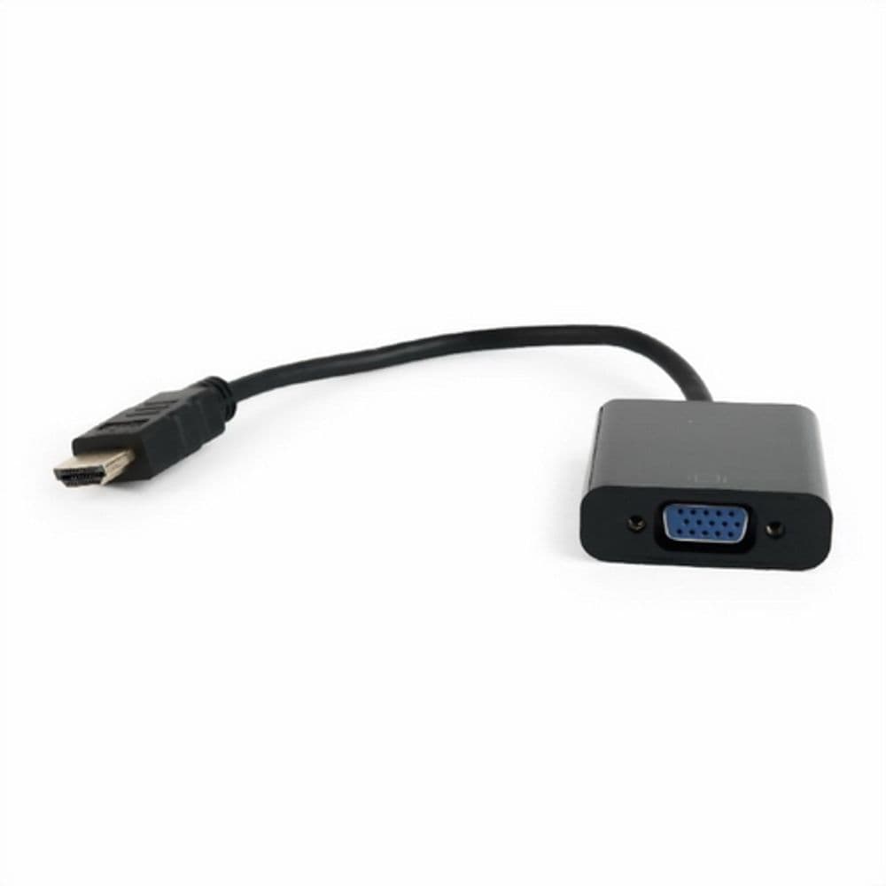 Переходник Cablexpert HDMI-VGA A-HDMI-VGA-04, 19M/15F, провод 15см