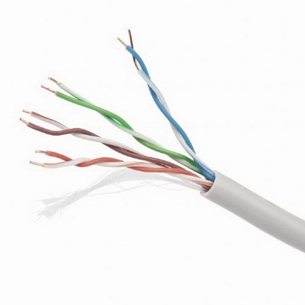 Кабель Cablexpert UPC-5004E-SO/100C, UTP5e, 4 пары, 0.48 мм, медь, однож., 100 м, Fluke Test, серый