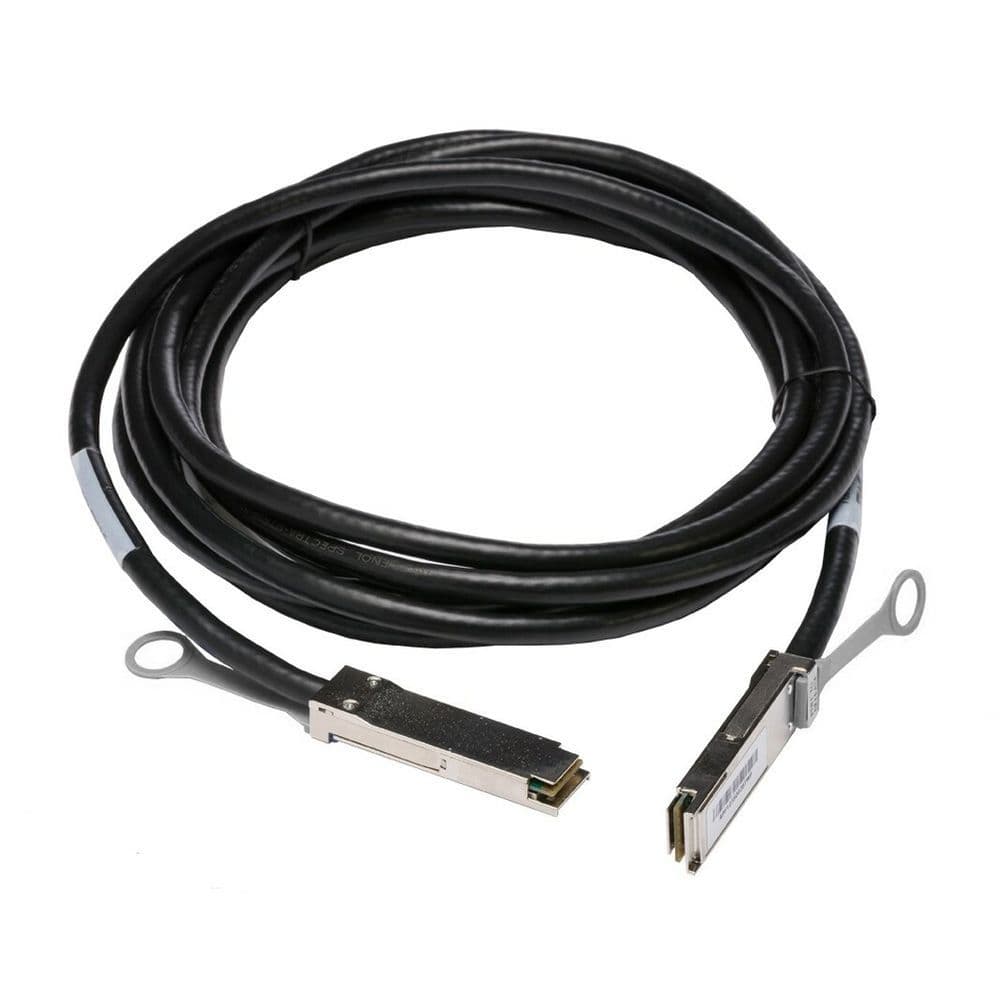 Кабель Fibertrade FT-QSFP28-CabP-AWG30-0,5, DAC Copper cable (100G, QSFP28, AWG30 витая пара, 0.5м)
