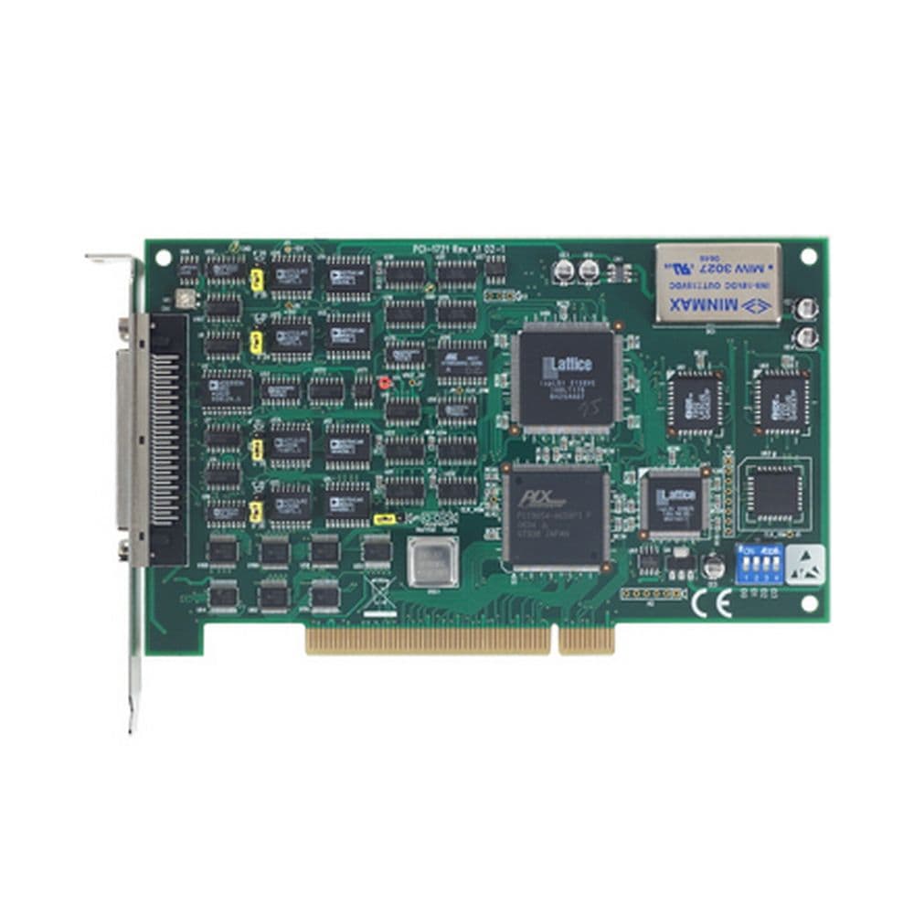 Плата интерфейсная Advantech PCI-1721-AE 4-канальная многофункциональная PCI плата аналогового вывода с 12-битным ЦАП и 16 каналами цифрового ввода/вывода Advantech