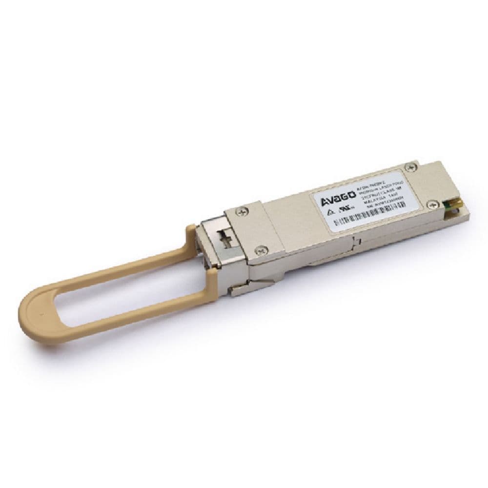 Волоконно-оптический приемопередатчик Avago AFBR-79EQPZ Transceiver 40G Ethernet, SR4, QSFP+, MPO MM 150m, 850nm VCSEL laser, push-pull tab Avago