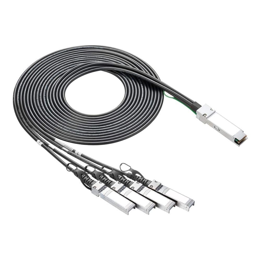 Кабель Fibertrade FT-QSFP+/4SFP+-CabP-AWG30-5M DAC copper cable (40G, QSFP+ to 4x10G SFP+, AWG30, 5м)
