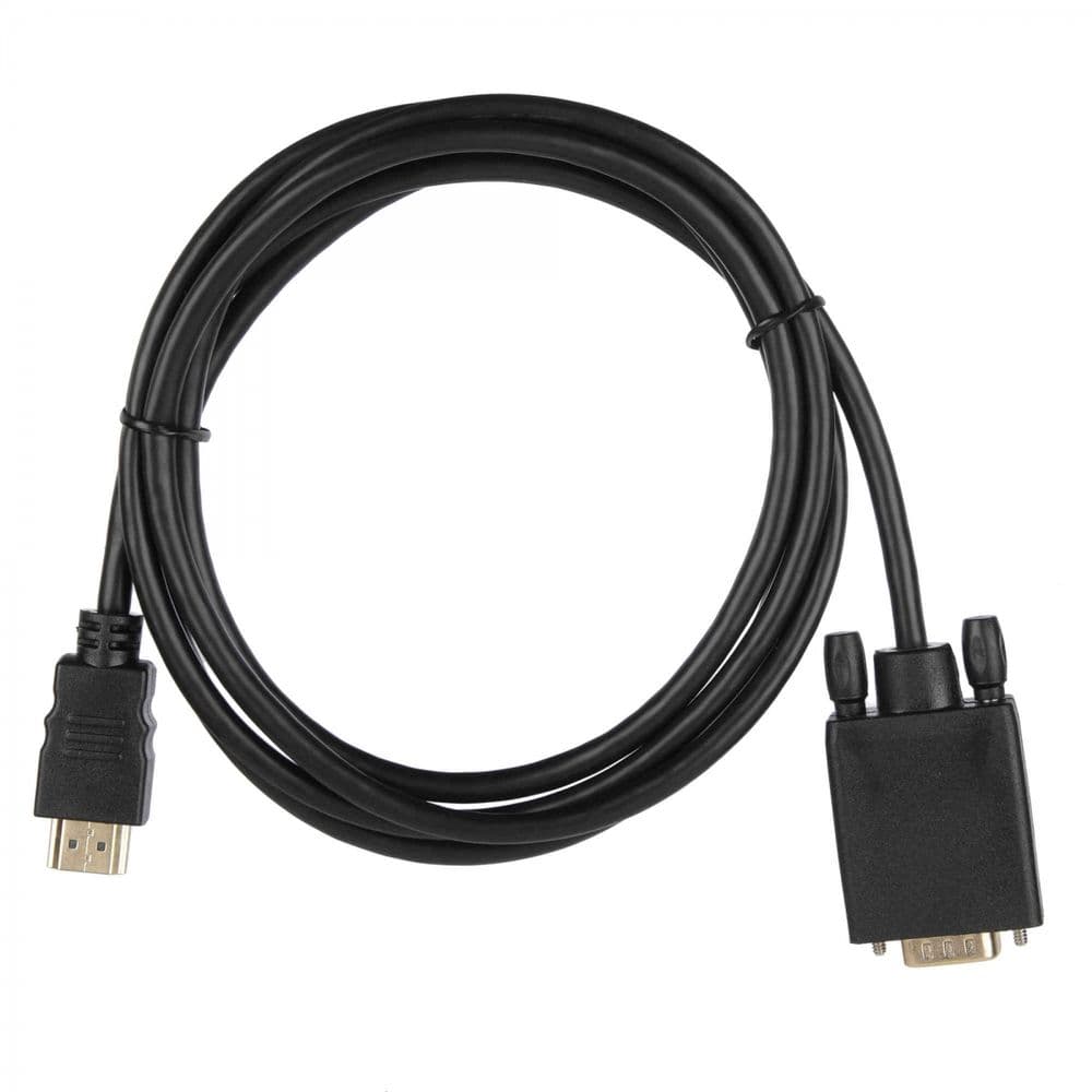 Кабель ACD-DHVM1-30B |ACD-DHVM1-30B| HDMI 1.4, Golden Plated,19m/15m, HDMI-VGA Черный, 3м