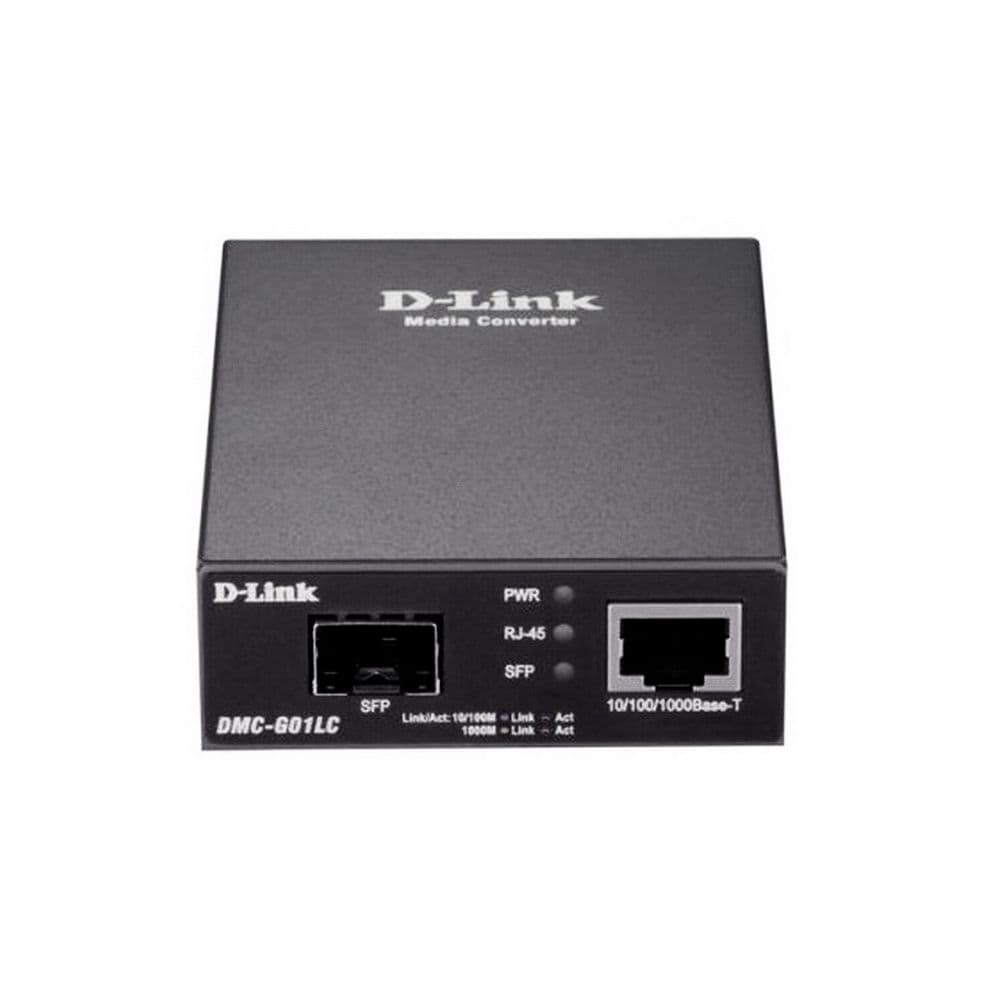 Медиаконвертер D-Link DMC-G01LC/C1A с 1 портом 100/1000Base-T и 1 портом 1000Base-X SFP