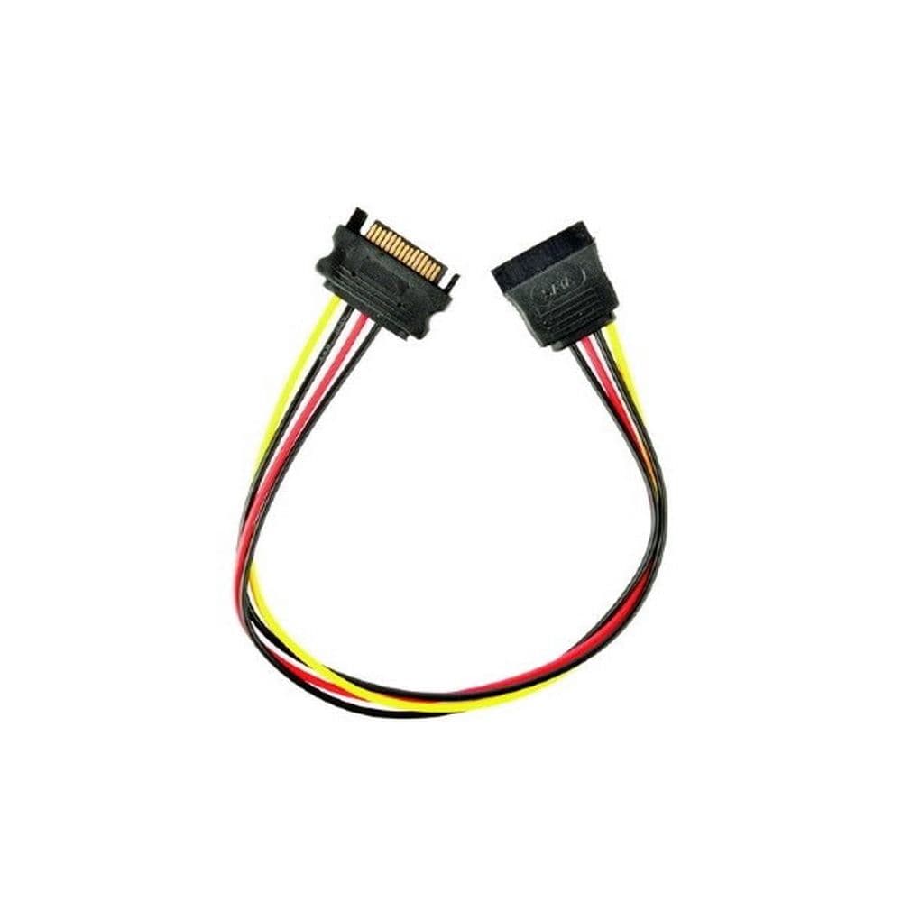 Кабель Cablexpert CC-SATAMF-01 Удлинитель кабеля питания SATA Cablexpert 15pin(M)/15pin(F) 30см