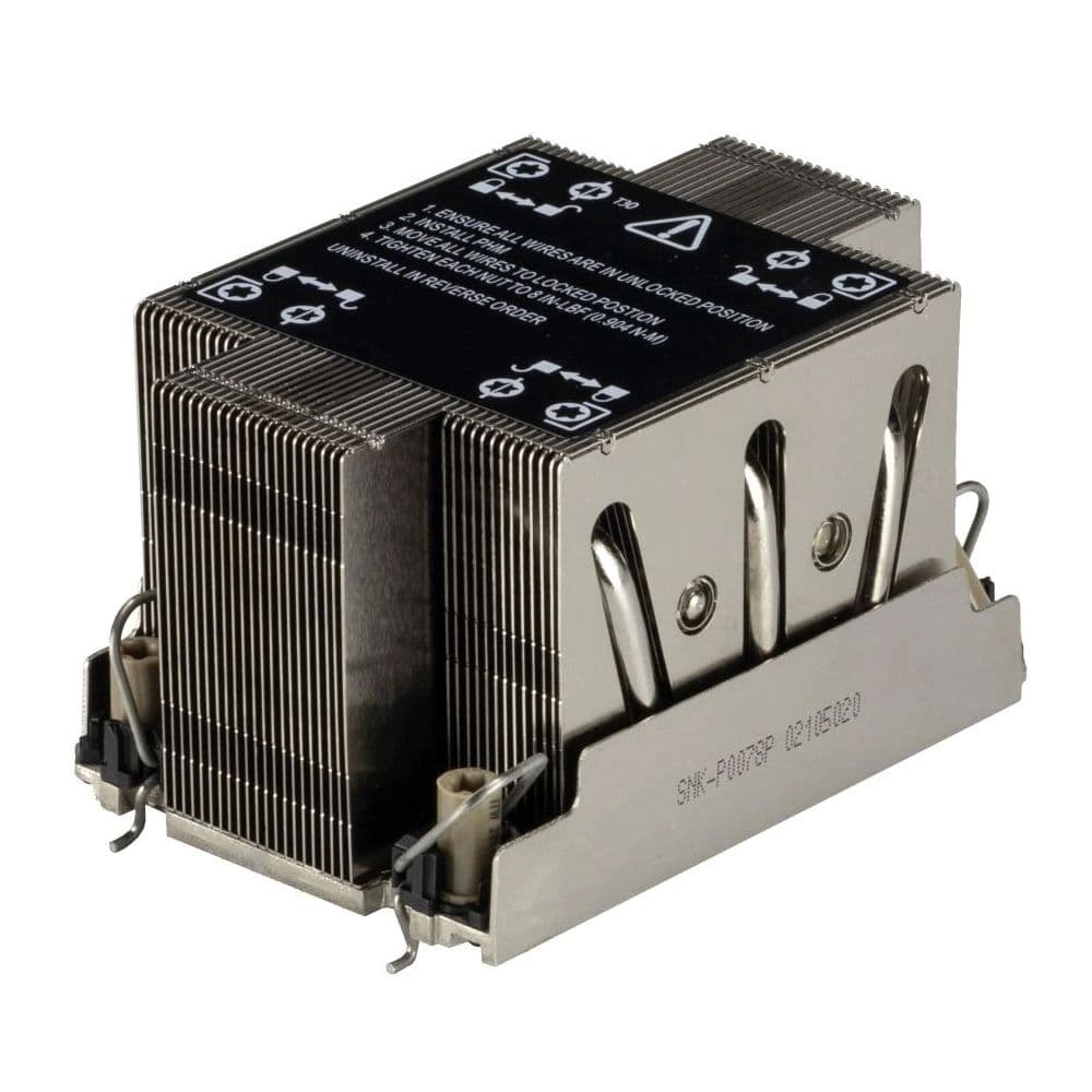 Пассивный кулер SuperMicro SNK-P0078P 2U Passive CPU Heat Sink for LGA 4189 X12 113x78 mm