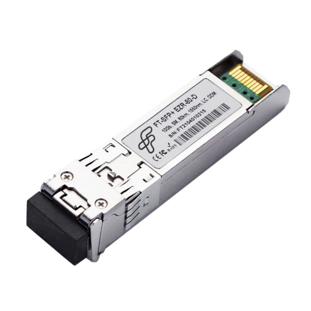 Волоконно-оптический приемопередатчик Fibertrade FT-SFP+-EZR-80-D Трансивер
