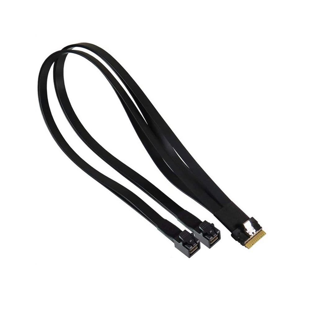 Кабель SuperMicro CBL-SAST-1264-100 Slimline x8 (STR) to 2x MiniSAS HD x4,65CM,100 OHM,RoHS