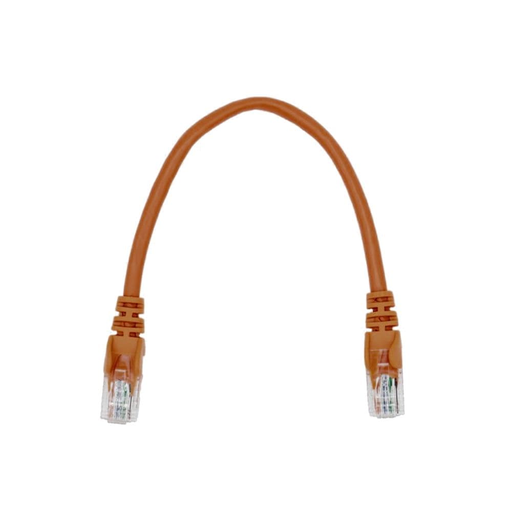 Патч-корд ACD-LPU6Z-5DN Cat6 UTP 26AWG 4Pair, CU, LSZH, Коричневый, 0.5м