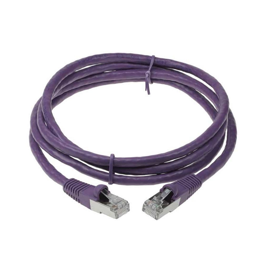 Патч-корд ACD-LPS6AZ-20P Cat6a SSTP 26AWG 4Pair, CU, LSZH, Пурпурный, 2м