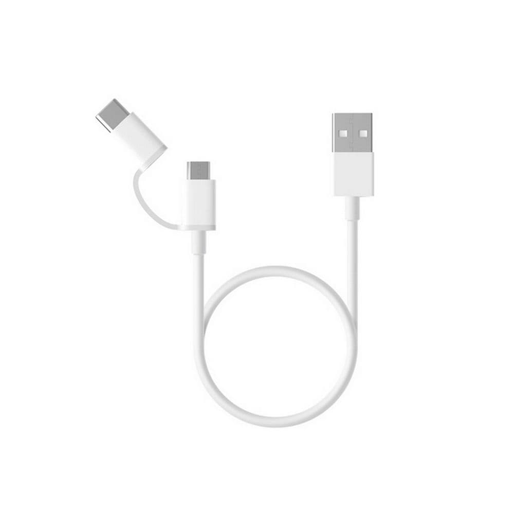 Кабели USB ZMI Кабель Xiaomi Mi 2-in-1 USB Cable Micro USB to Type C (100cm) X15303