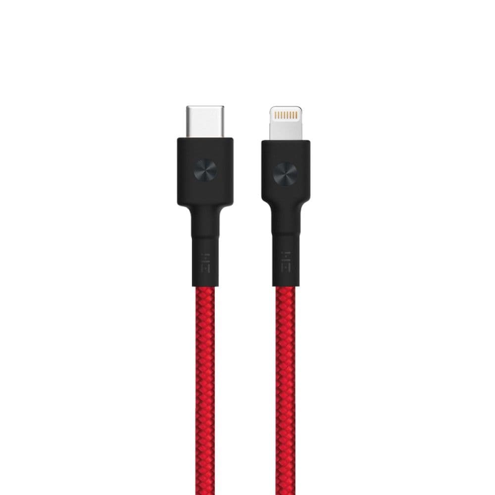 Кабель Type-C/Lightning Xiaomi ZMI 100см MFI, 3A, 18W PD Материал оплетки нейлон/кевлар (AL873K) красный 402667