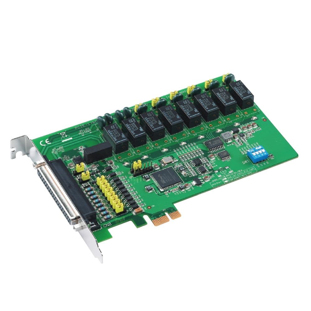 Плата интерфейсная Advantech релейного ввода-вывода PCIE-1760-AE 8 каналов, Relay & 8 каналов, IDI