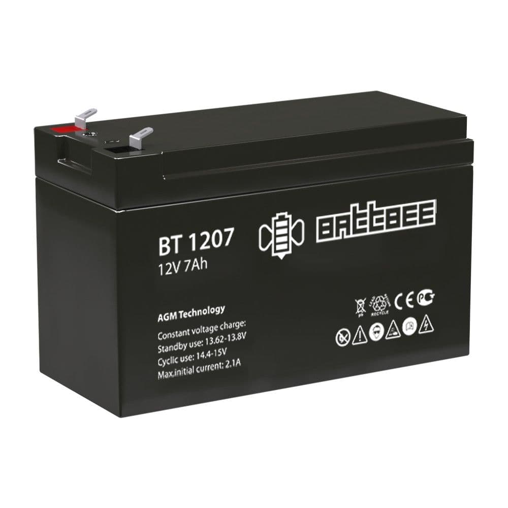 Аккумуляторная батарея BattBee BT 1207 (12/7 В/Ач)