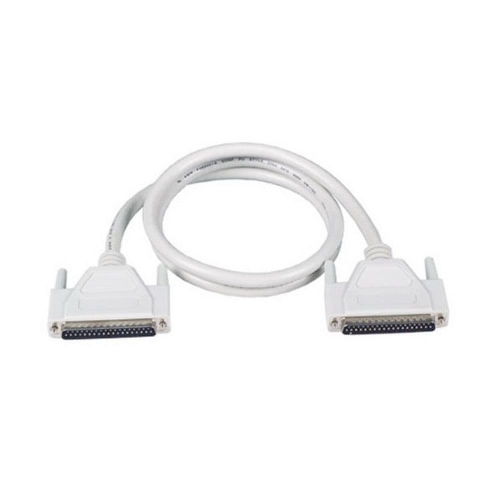 Кабель Advantech PCL-10125-3E с двойным экранированием, с 2-мя разъемами DB-25, 3м, ПВХ, номинальное напряжение до 15В Advantech Кабель для передачи электрического сигнала между узлами системы, Double-shielded cable with 25-pin D-sub connectors