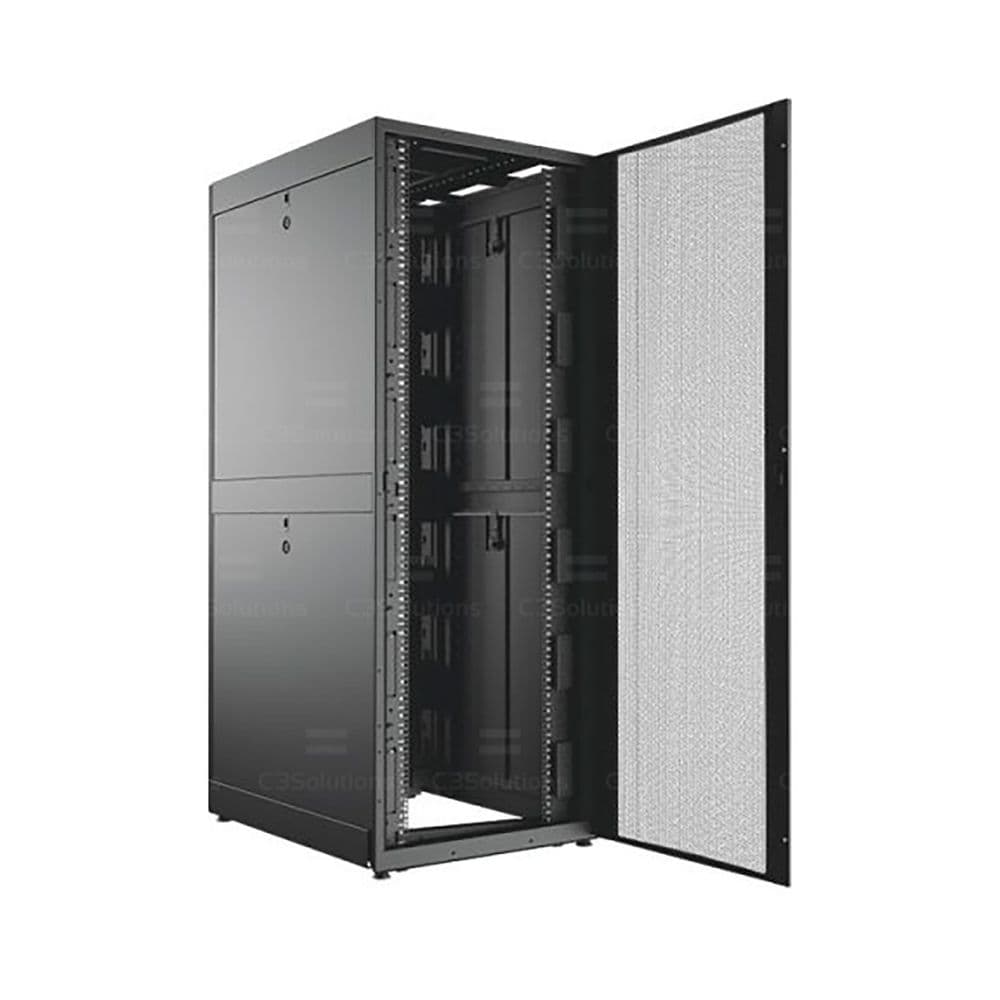 Шкаф серверный C3Solution C3 C3.RF4209 42U 800*1200, черный, дверь перф