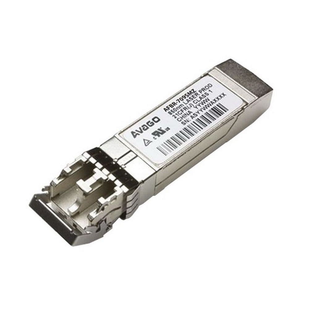 Волоконно-оптический приемопередатчик Avago AFBR-709SMZ Transceiver 10G (10.3125 GBd Ethernet), SFP+, LC MM 300m, 850nm VCSEL laser, bail de-latch, Foxconn Avago, OEM