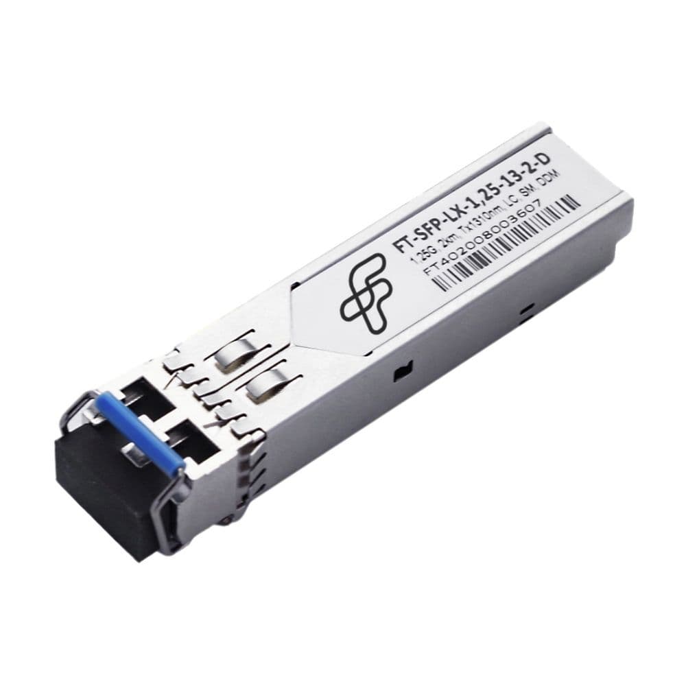 Волоконно-оптический приемопередатчик Fibertrade FT-SFP-LX-1.25-13-10-D Трансивер 1G, SFP, LC SMF 10km LX, 1310nm FP laser, Сделано в России (Реестр Минпромторга), (прошивка Mellanox) OEM