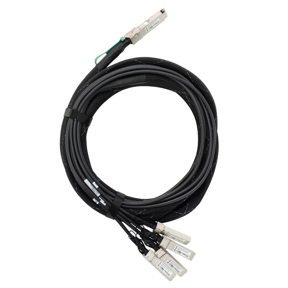 Кабельная сборка SNR Direct Attach Twinax Cable (DAC), 40Gb QSFP-40G->4xSFP+ 10Gb, 3м, SNR-QSFP-40G-4xSFP+DAC-3