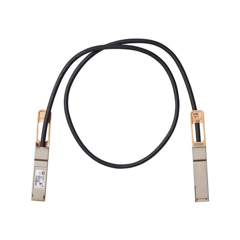 Кабельная сборка CISCO 100G QSFP28 Direct Attach Cable 2m, QSFP-100G-CU2M
