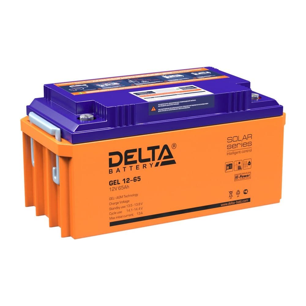 Аккумуляторная батарея Delta GEL 12-65 bp Bad Pack