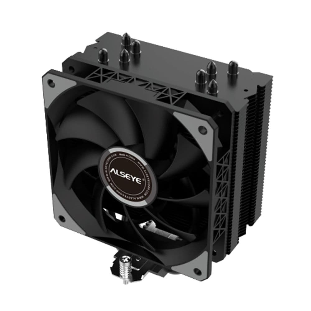 Вентилятор для процессора ALSEYE Bad Pack S120-H4:LGA115X/1200/1366/1700/1851 AMD：AM4/AM5 TDP：200W Product Dimensions: 120*73*150mm