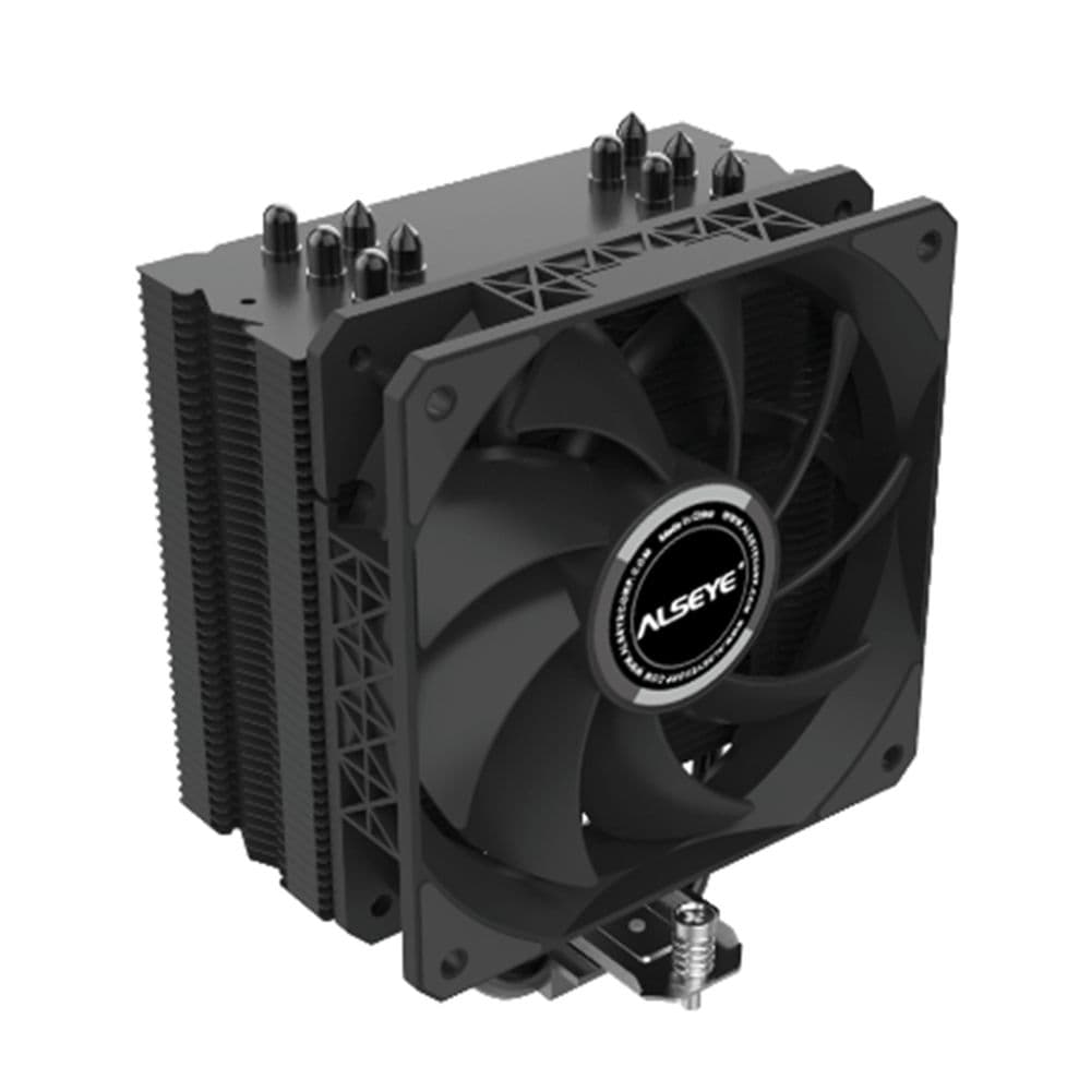 Вентилятор для процессора ALSEYE Bad Pack S120-H5 LGA115X/1200/1366/1700/1851 AMD：AM4/AM5 TDP：210W Product Dimensions: 120*73*150mm