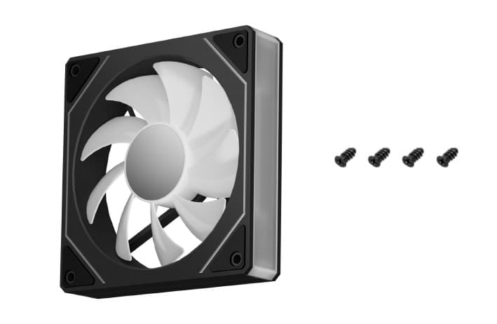 Вентилятор DEEPCOOL CG530 FAN BK 120x120x25мм (60шт./кор, PWM, ARGB, черный, 800-1600об/мин) Bulk