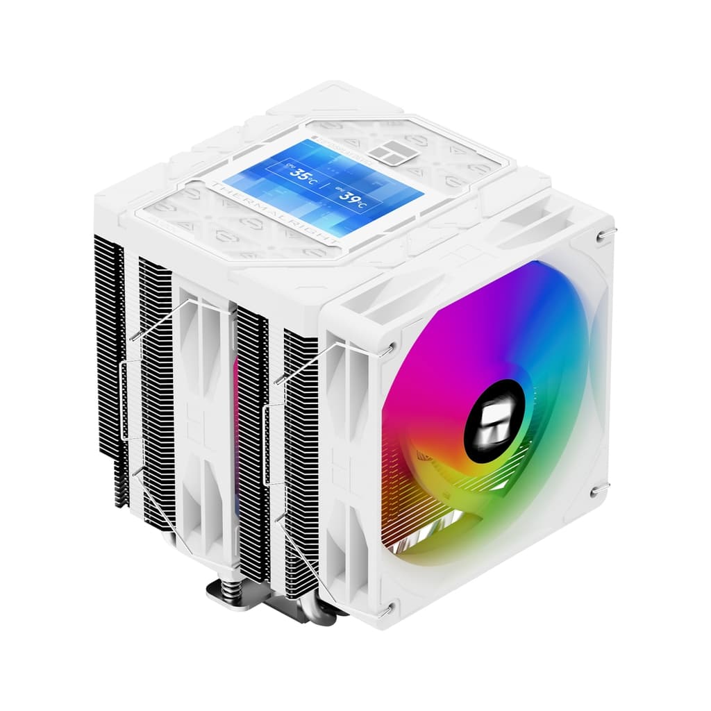 Кулер Thermalright Peerless Assassin 120 Vision ARGB White  LGA115X/1200/1700/1851AM4/AM5 (Dual Tower, 2x120mm ARGB PWM Fan, медное основание, 6 тепл. трубок 6мм) / TRPA120VAW