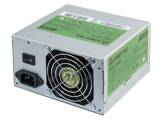 Блок питания Chieftec Smart PSF-400B (ATX 2.3, 400W, ATX, >85 efficiency, Full-range, Active PFC, 80mm fan, suits the 19” IPC from 2U to 4U) OEM