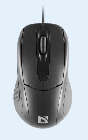 Мышь беспроводная  Defender Standard MB-580 , 3 кнопки, 1000 dpi, черный (52580)