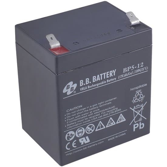 Аккумулятор B.B. Battery BP 5-12  12V 5Ah