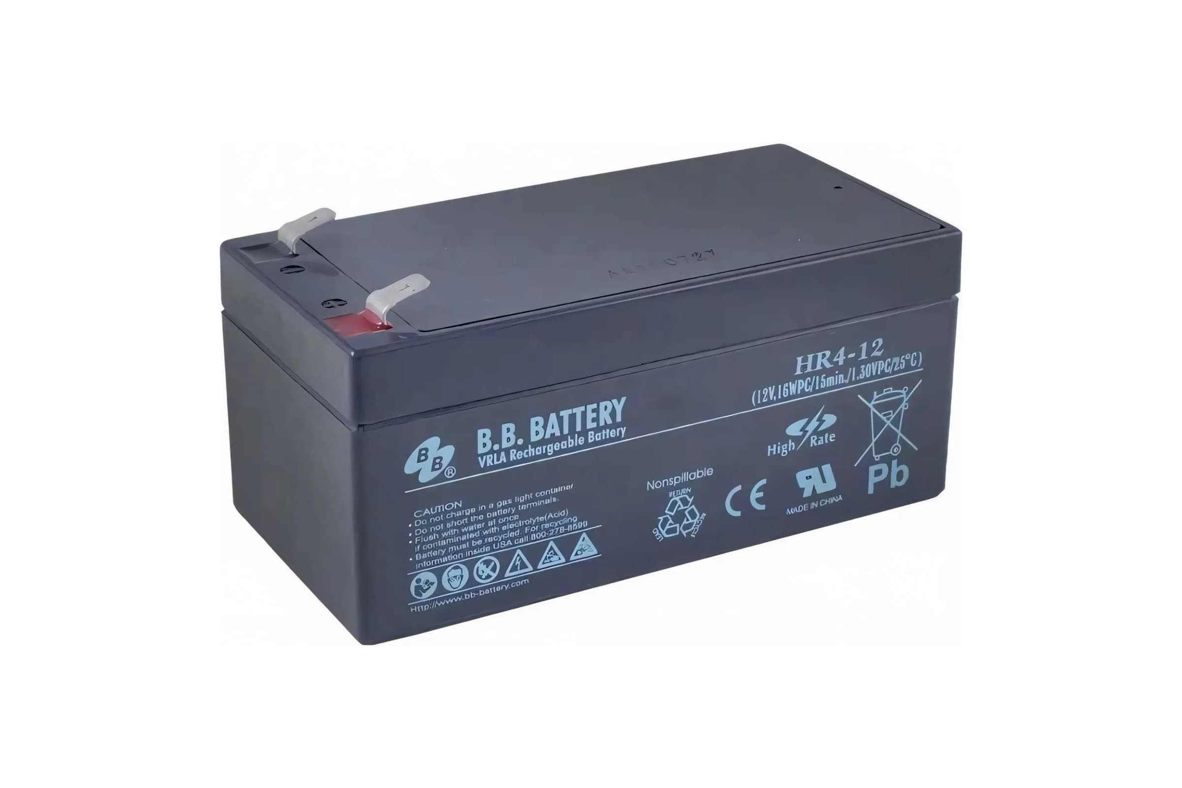 Аккумулятор B.B. Battery HR 4-12  12V 4Ah