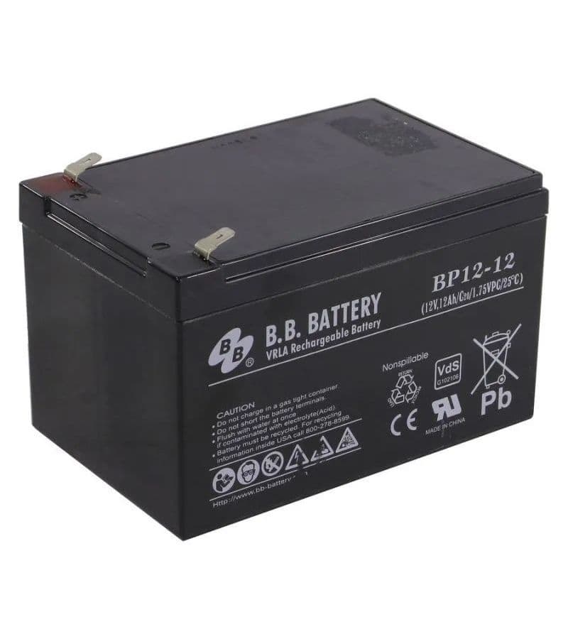 Аккумулятор B.B. Battery BP 12-12  12V 12Ah