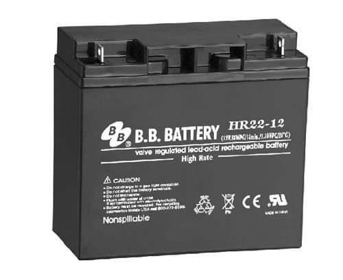 Аккумулятор B.B. Battery HR 22-12  12V 22Ah