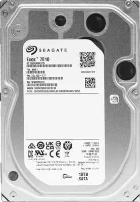 Жесткий диск 10Tb Seagate ST10000NM017B (SATA 6Gb/s, 7200 rpm, 256Mb) Exos
