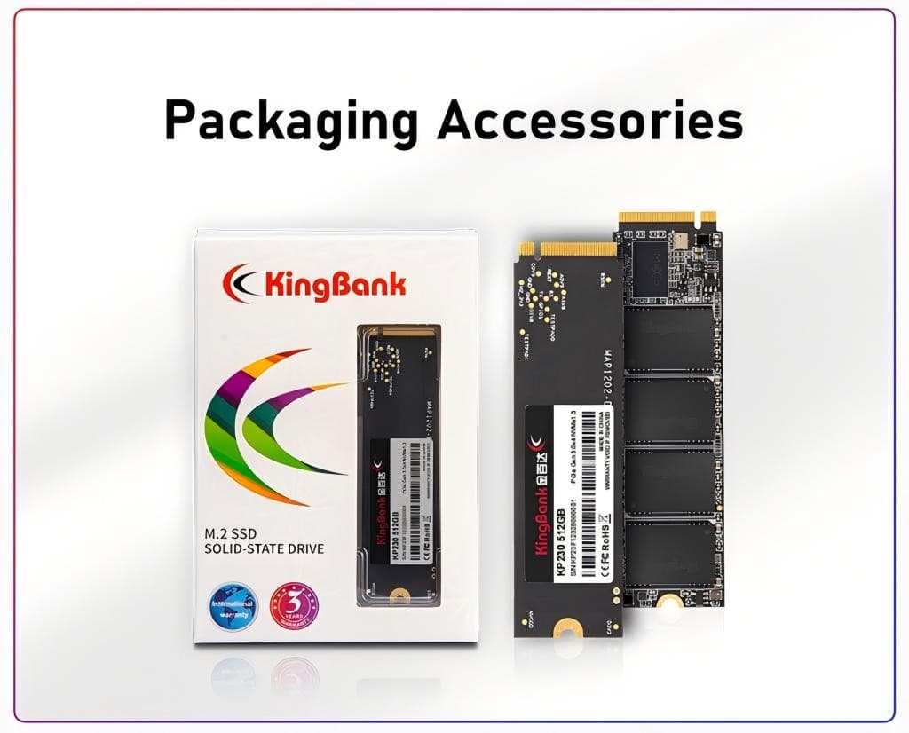 Накопитель SSD Kingbank  NVMe Gen3 x4  KP230 512GB  (Speed read: 3000 MB/s) RET /  K5.02.FPL1512202